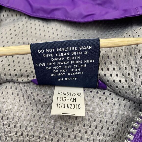 ECU Pirates Charles River Reflective Vented Pocket Rain Jacket Woman's XS - Picture 7 of 13